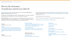 Desktop Screenshot of medicinedict.com